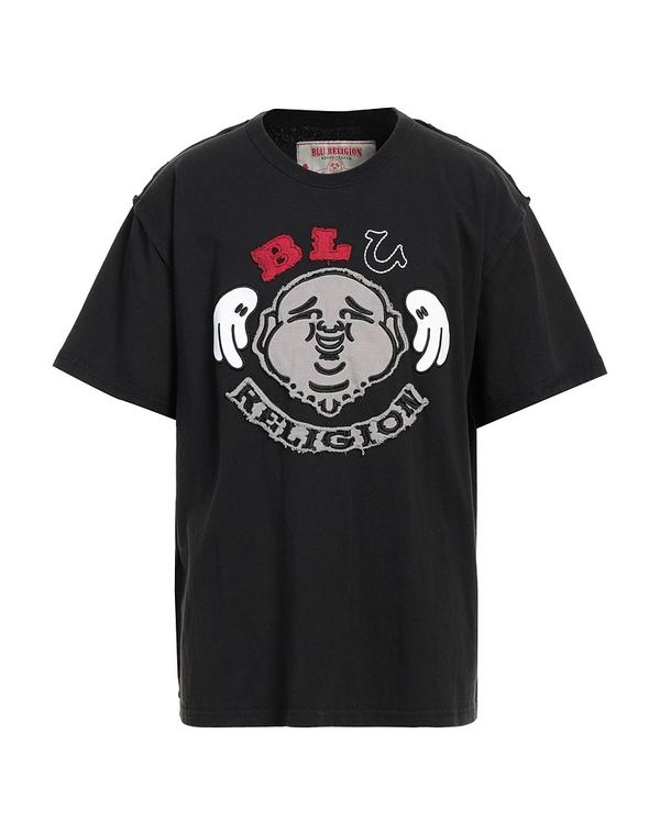 トゥルーレリジョン メンズ トップス Tシャツ TRUE RELIGION Black ブラック