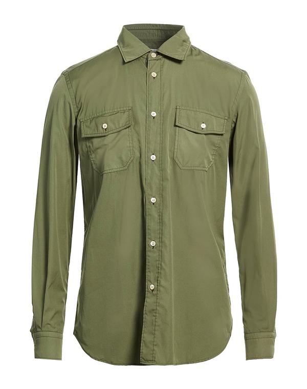 ボリオリ メンズ トップス シャツ BOGLIOLI Military Green グリーン｜ReVida 店