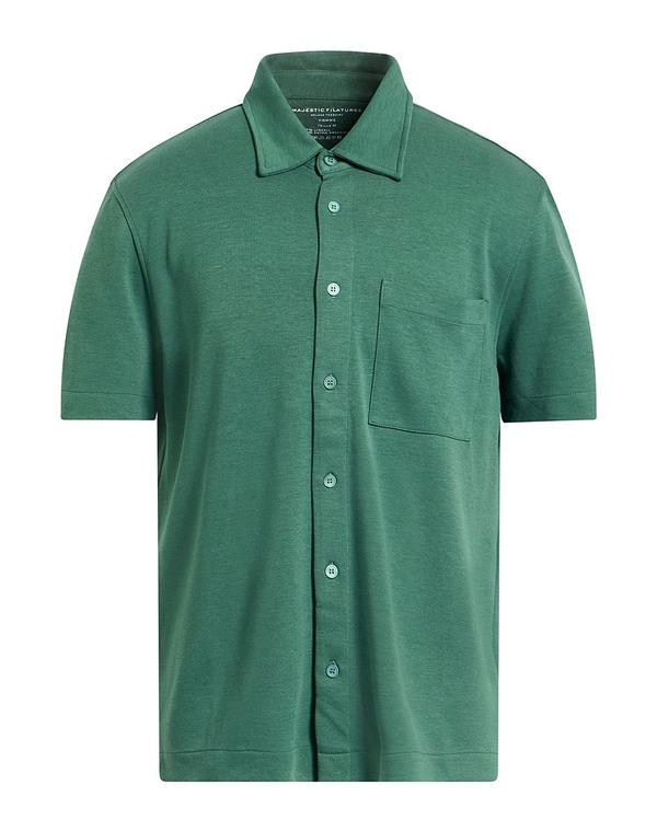マジェスティック メンズ トップス シャツ MAJESTIC FILATURES Green グリーン