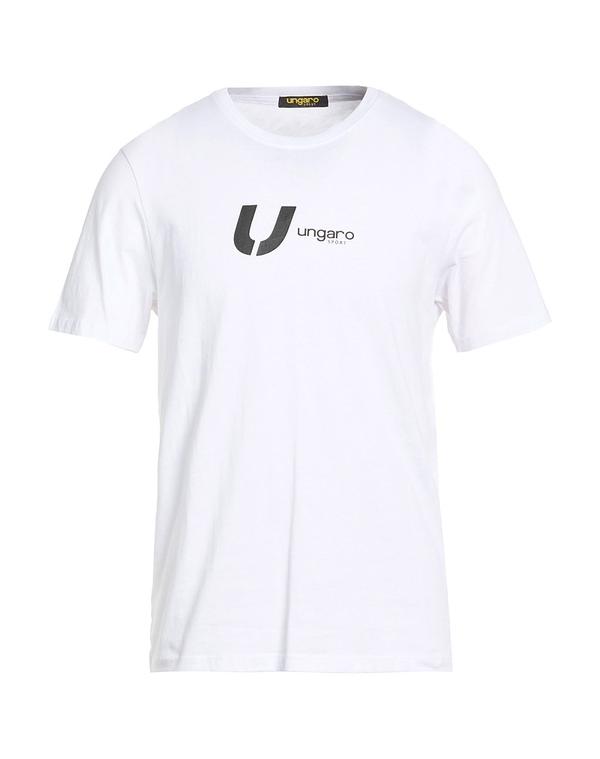 ウンガロ メンズ トップス Tシャツ UNGARO White ホワイト｜ReVida 店