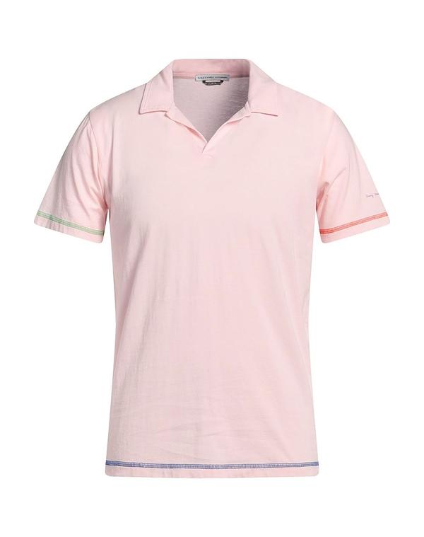薄墨色 ダニエレ アレッサンドリー二 メンズ トップス スポーツシャツ GREY DANIELE ALESSANDRINI Pink サクラ色