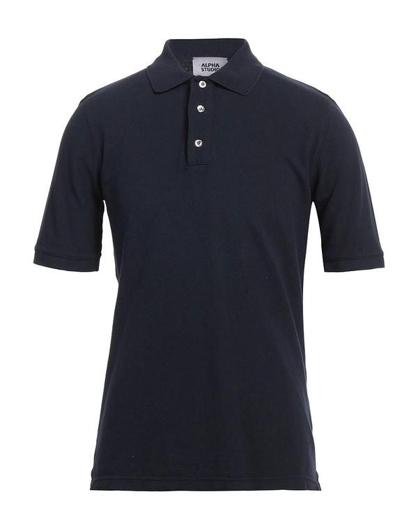 アルファス テューディオ メンズ トップス ポロシャツ ALPHA STUDIO Midnight Blue ブルー|ReVida 店