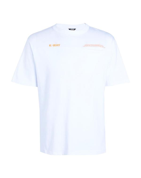 ケイウェイ メンズ トップス Tシャツ K-WAY White ホワイト