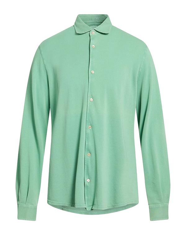 フェデーリ メンズ トップス シャツ FEDELIght Green グリーン