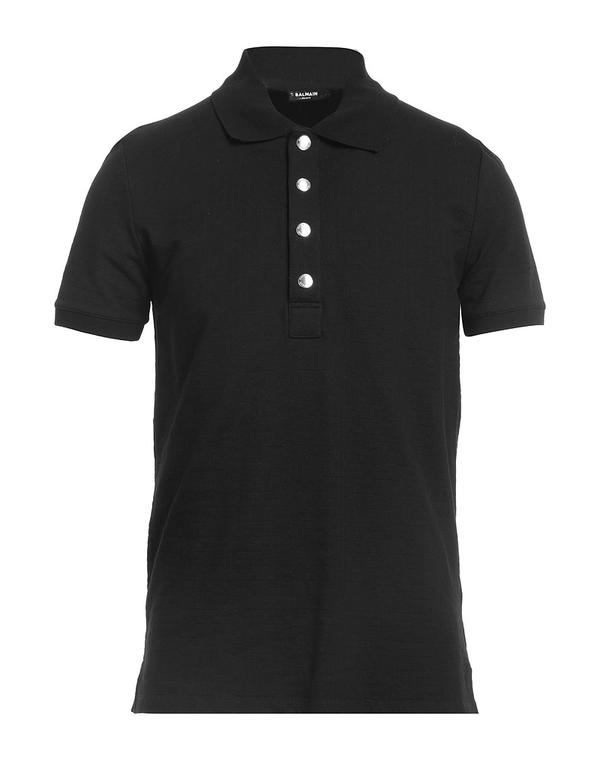 バルマン メンズ トップス スポーツシャツ BALMAIN Black 黒いこと