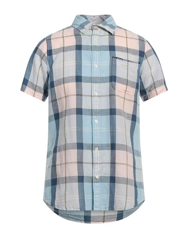 バブアー メンズ トップス プルオーバー BARBOUR Sky Blue 青色 メンズファッション-トップス-カジュアルシャツ