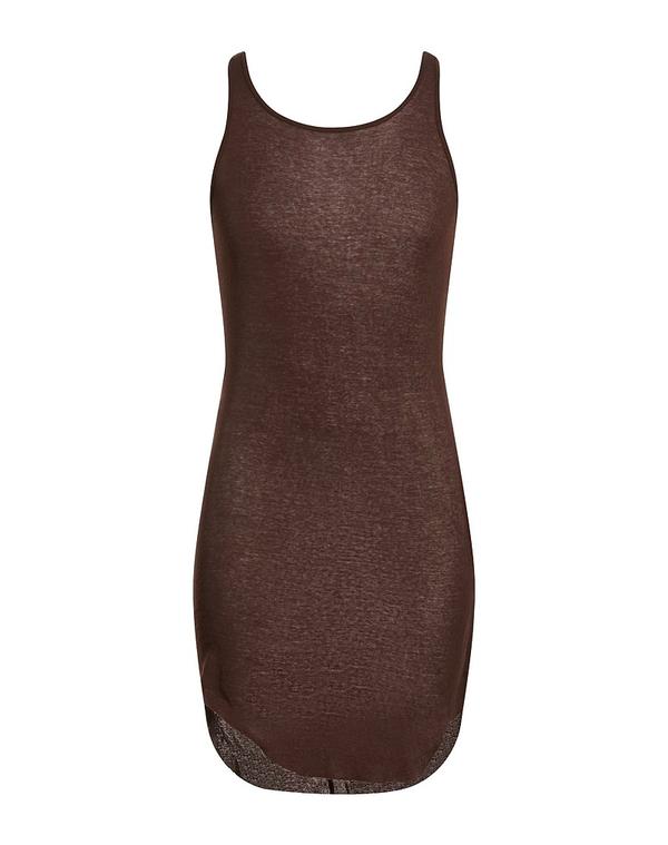 リックオウエンス メンズ トップス シャツ タンクトップ RICK OWENS Chocolate Brown ブラウン