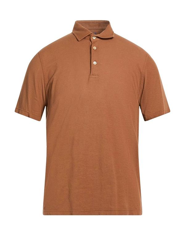 フェデーリ メンズ トップス スポーツシャツ FEDELI Brown 赤銅色