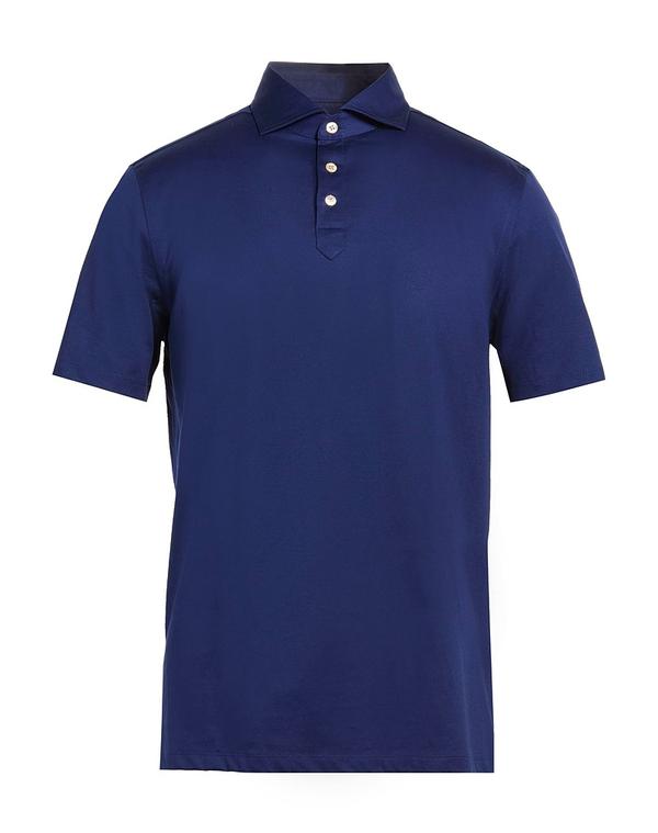 ボリオリ メンズ トップス スポーツシャツ BOGLIOLI Navy 米国海軍