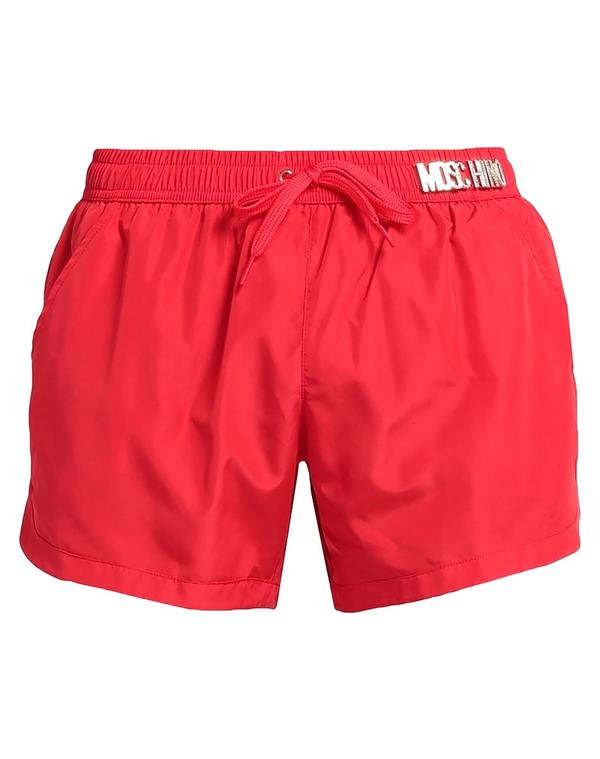 モスキーノ メンズ 水着 ハーフパンツ・ショーツ MOSCHINO 水着(ボクサーパンツ) Red レッド