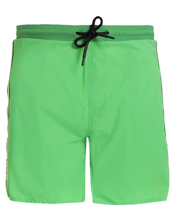 ジョン リッチモンド メンズ 水着 ハーフパンツ・ショーツ JOHN RICHMOND 水着（ボクサーパンツ） Green グリーン｜ReVida 店