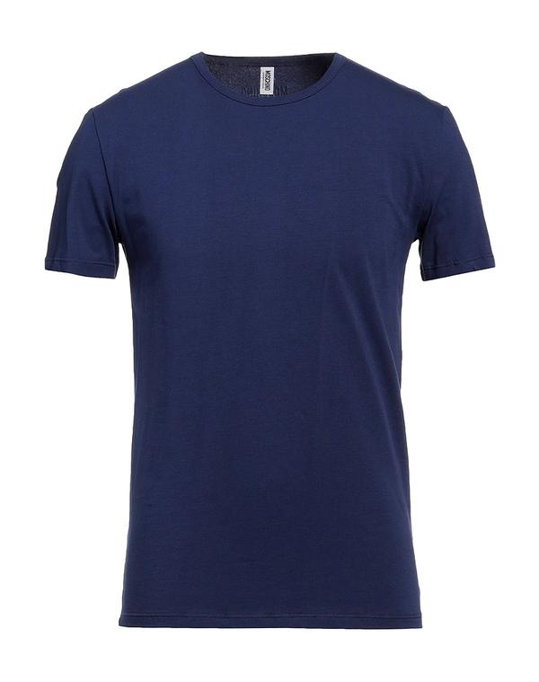 モスキーノ メンズ トップス Tシャツ MOSCHINO アンダーＴシャツ Blue ブルー
