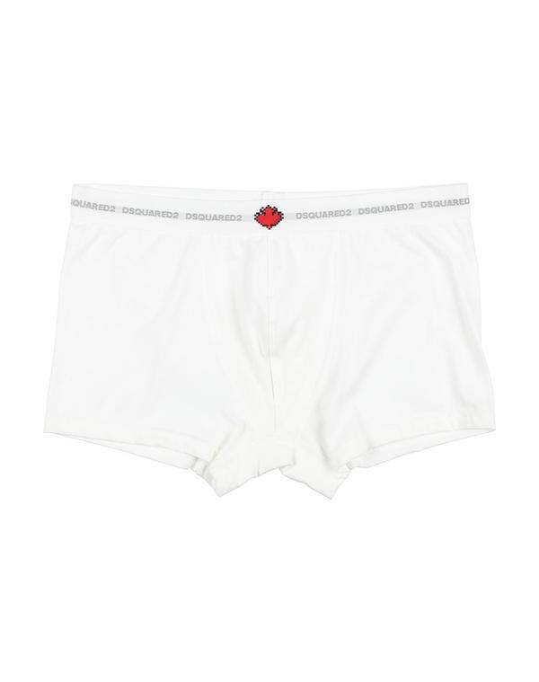 ディースクエアード メンズ アンダーウェア トランクス DSQUARED2 トランクス White ホワイト