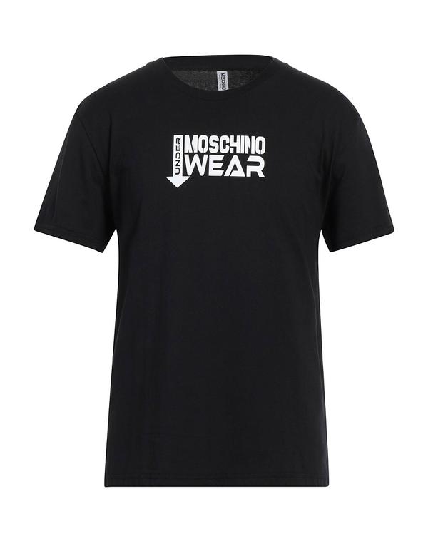 モスキーノ メンズ トップス Tシャツ MOSCHINO アンダーＴシャツ Black ブラック
