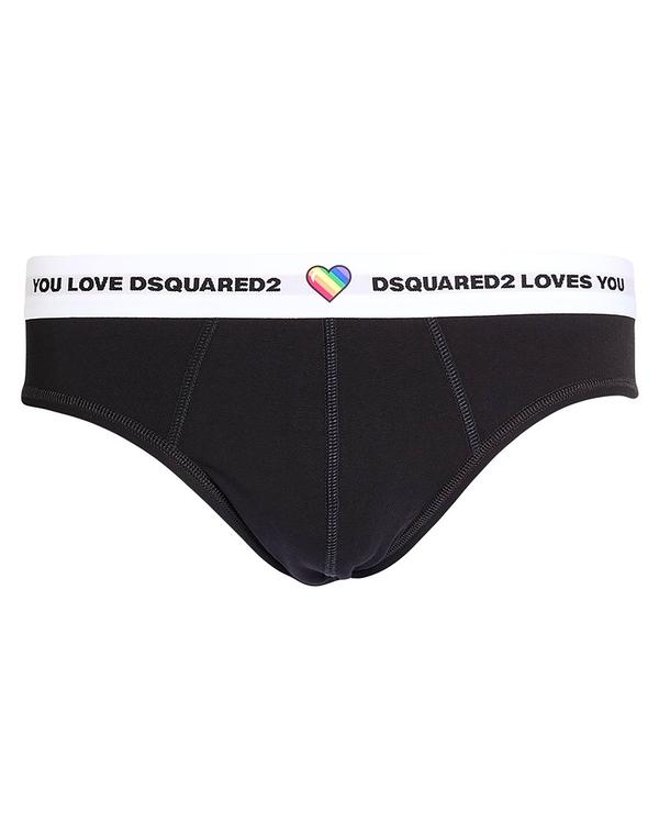 ディースクエアード メンズ アンダーウェア ブリーフパンツ DSQUARED2 ショーツ Black ブラック 11,235円