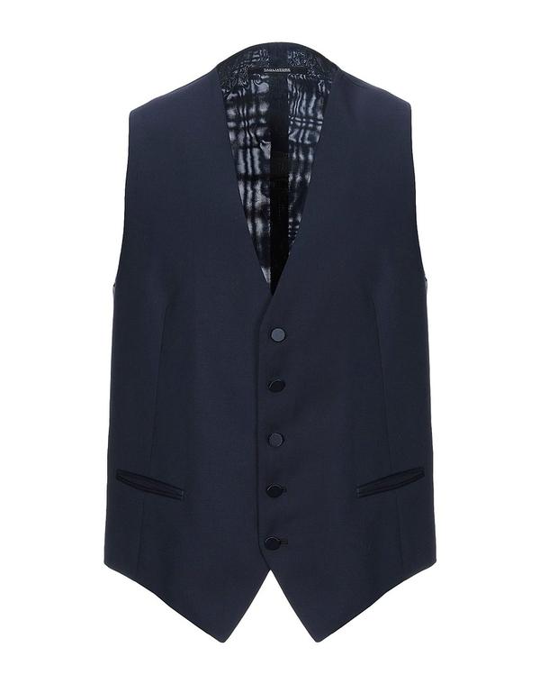 タリアトーレ メンズ トップス ベスト TAGLIATORE ジレ Midnight Blue ブルー