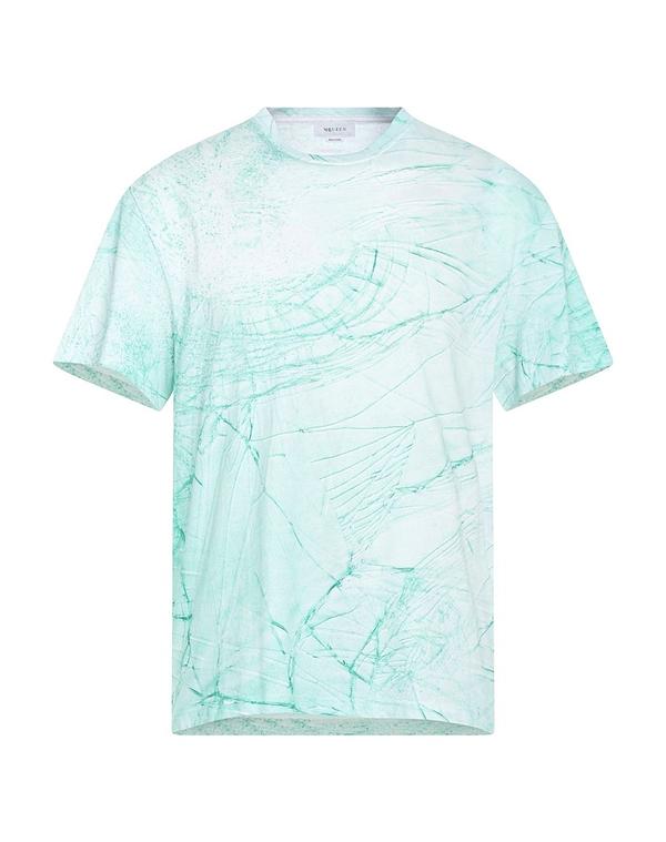 マックイーン メンズ トップス ティーシャツ MCQUEEN Turquoise Blue 青碧