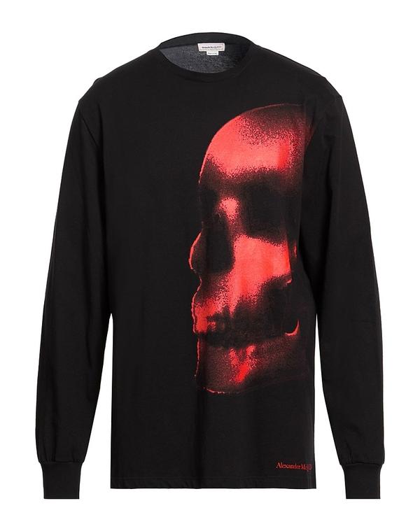 マックイーン メンズ トップス プルオーバー MCQUEEN Black 黒いこと