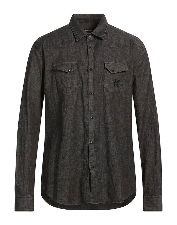 カール ラガーフェルド メンズ トップス シャツ KARLAGERFELD Charcoal チャコール