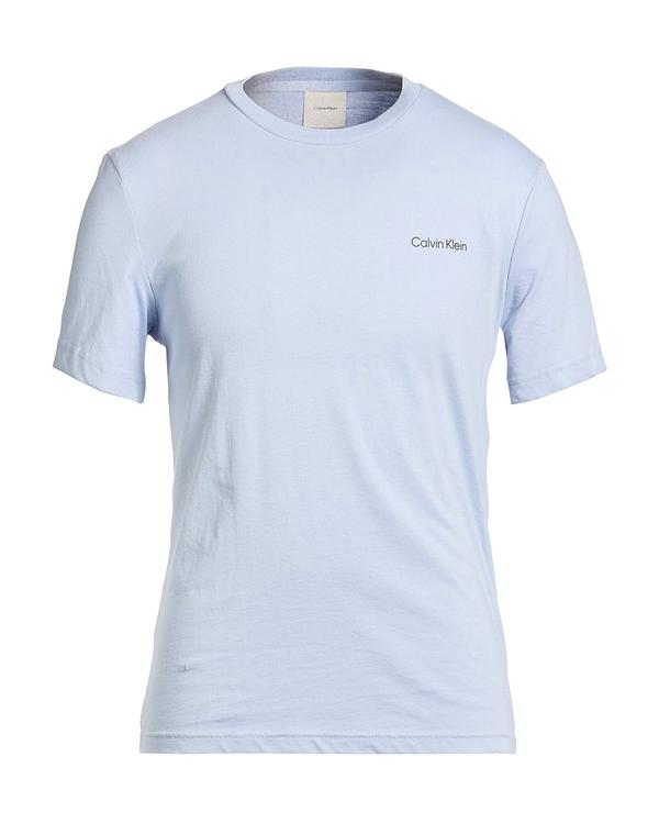 カルバンクライン メンズ トップス Tシャツ CALVIN KLEIN Sky Blue ブルー
