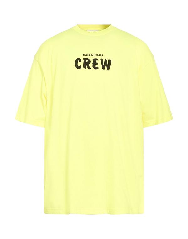 バレンシアガ メンズ トップス プルオーバー BALENCIAGA Pastel Yellow 黄色