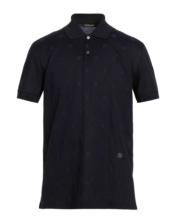 ロベルトカヴァリ メンズ トップス スポーツシャツ ROBERTO CAVALLI Midnight Blue 青碧