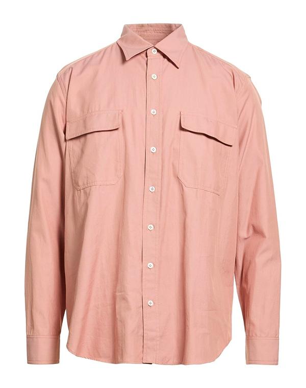 ラルディーニ メンズ トップス シャツ LARDINI Salmon Pink ピンク|ReVida 店
