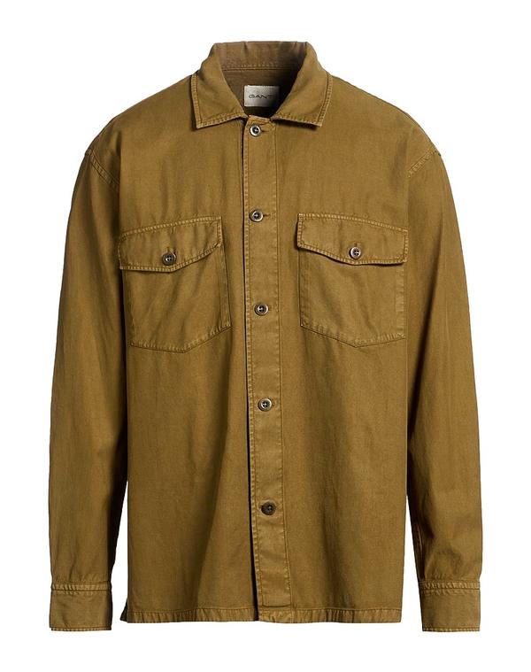ガント メンズ トップス シャツ GANT Military Green グリーン|ReVida 店