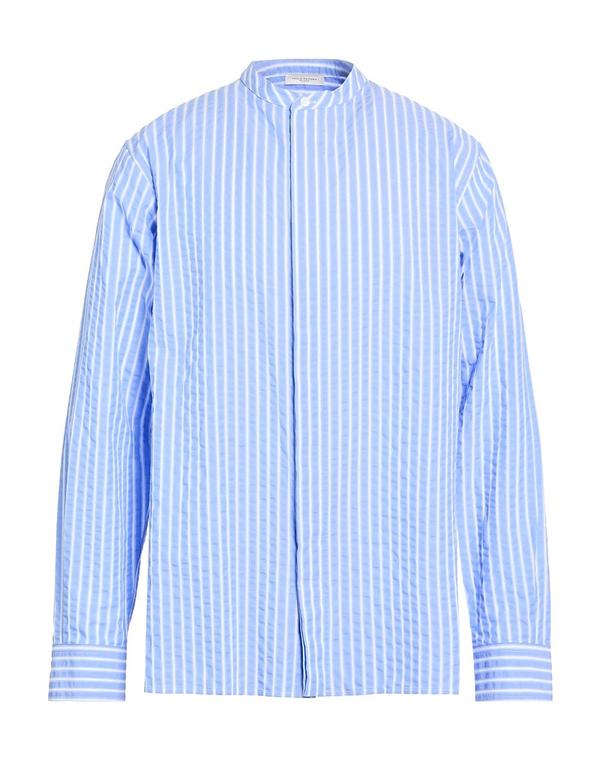 パウロペコラ メンズ トップス シャツ PAOLO PECORA Light Blue ブルー