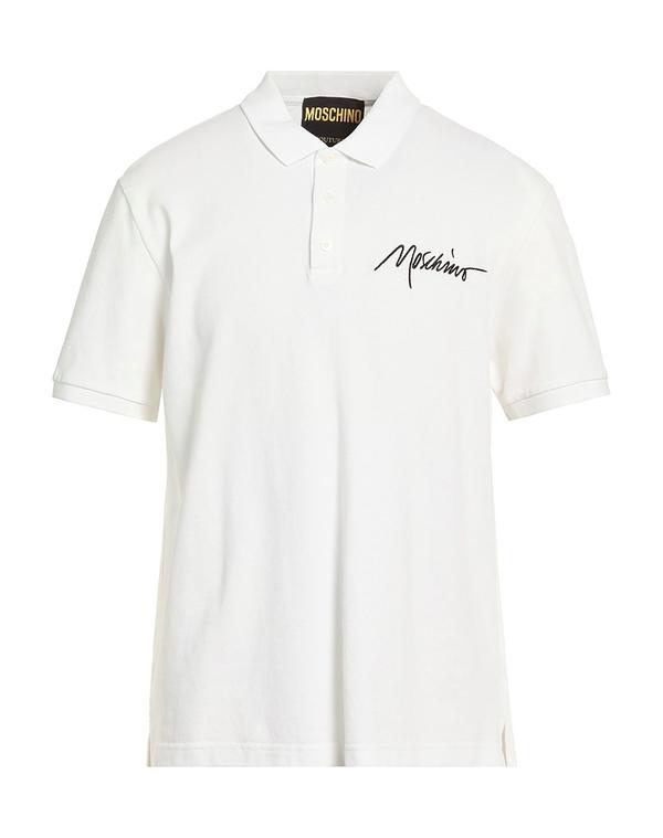 モスキーノ メンズ トップス スポーツシャツ MOSCHINO White 白いこと