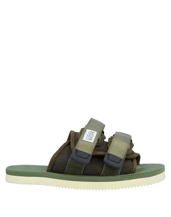 スイまかない方 メンズ シューズ サンダル SUICOKE Military Green 緑であること