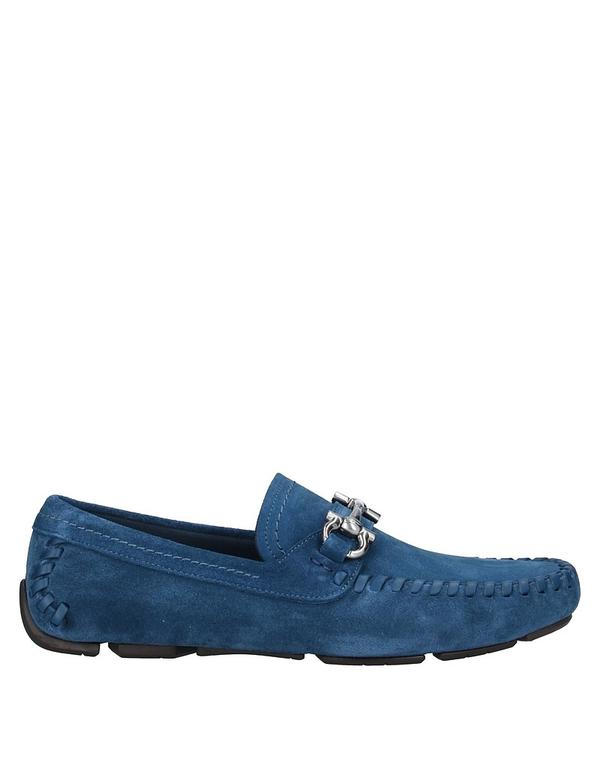 フェラガモ メンズ シューズ スリッポン・ローファー モカシン FERRAGAMO Deep Teal ティール