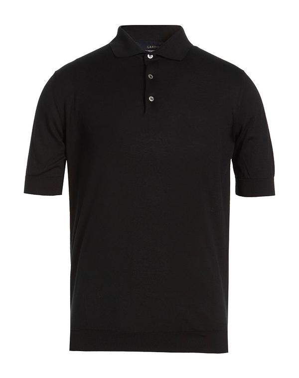 ラルディーニ メンズ トップス スポーツシャツ LARDINI Black 黒いこと