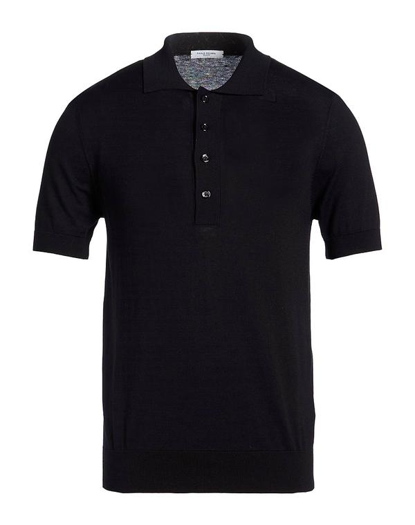 パウロペコラ メンズ トップス スポーツシャツ PAOLO PECORA Black 黒いこと