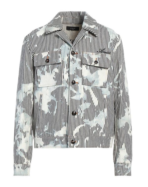 アミリ メンズ アウター 上衣・上衣 ジーンズ上衣 AMIRI White 白いこと