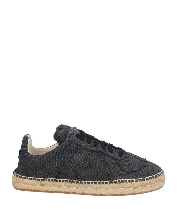 マルタンマルジェラ メンズ シューズ スリッポン・ローファー エスパドリーユ MAISON MARGIELA Black 黒いこと