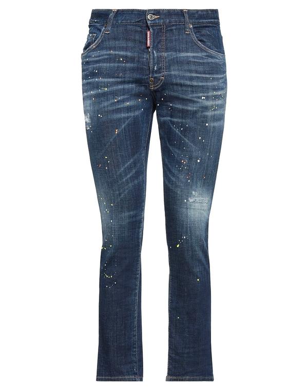 ディースクエアード メンズ ボトムス デニムパンツ ストレートレッグ DSQUARED2 Blue ブルー｜ReVida 店