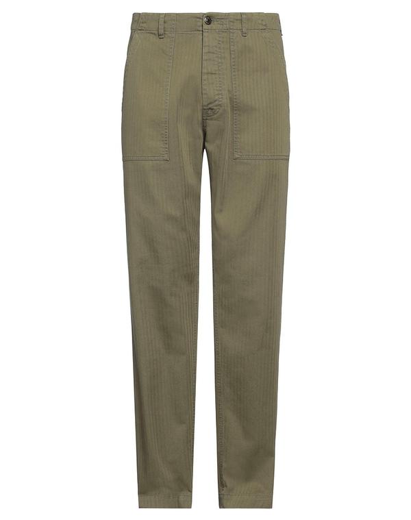 羊毛 金持ち メンズ ボトムス 心地好いズボン下 WOOLRICH Military Green 緑であること