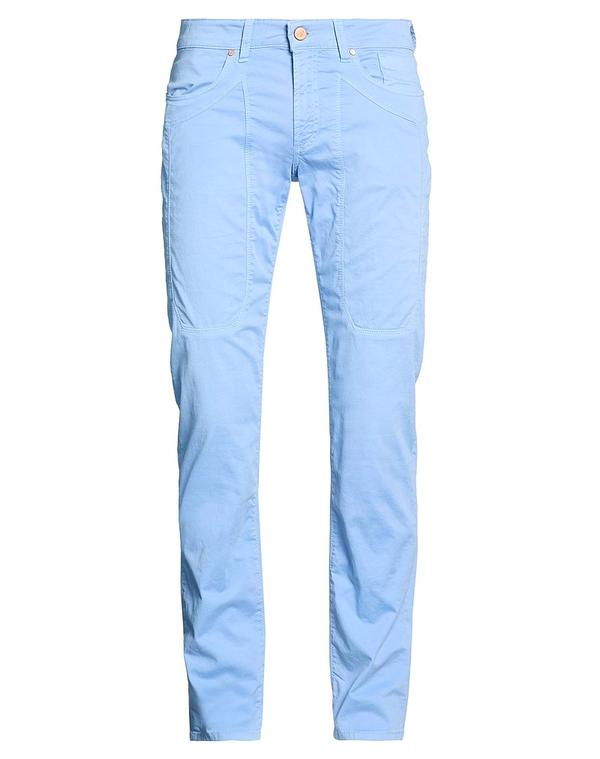 ジェッカーソン メンズ ボトムス 心地よいズボン下 JECKERSON Light Blue 青色