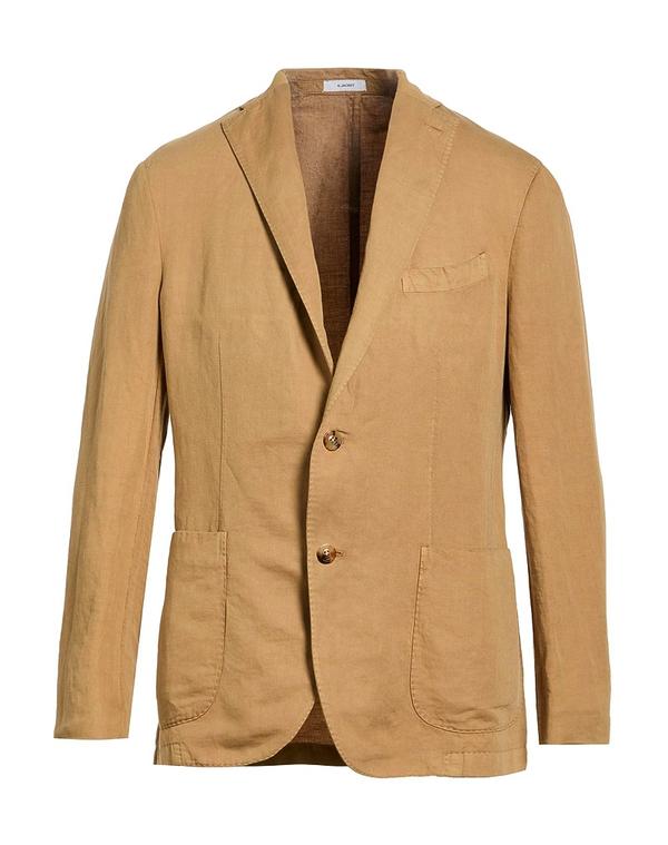 ボリオリ メンズ アウター ジャケット・ブルゾン BOGLIOLI テーラードジャケット Camel キャメル