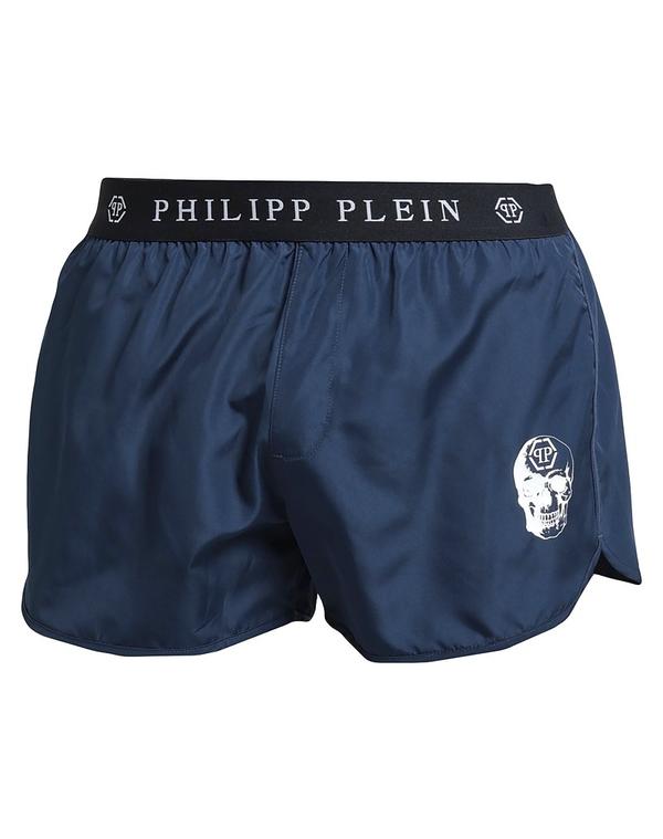 フィリッププレイン メンズ 水着 ハーフパンツ・ショーツ PHILIPPLEIN 水着(ボクサーパンツ) Midnight Blue ブルー|ReVida 店
