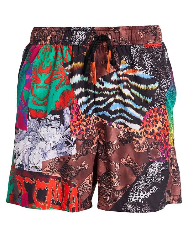 ジャストカバリ メンズ 水泳着 二分の一ズボン下・さる股引き JUST CAVALLI 水泳着（ボクサーズボン下） Chocolate Brown 赤銅色