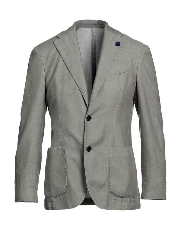 ラルディーニ メンズ アウター ジャケット・ブルゾン LARDINI テーラードジャケット Sage Green グリーン