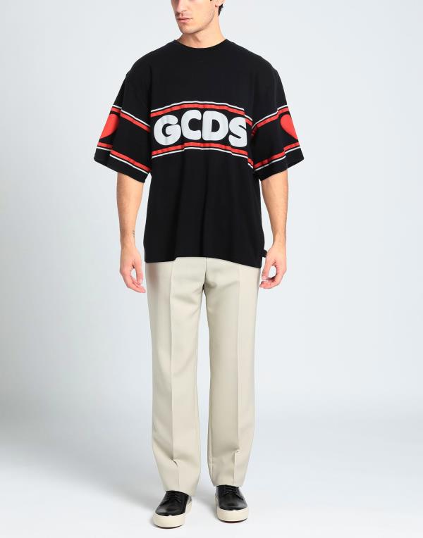 ピンク・ブルー GCDS ジーシーディーエス メンズ Tシャツ トップス