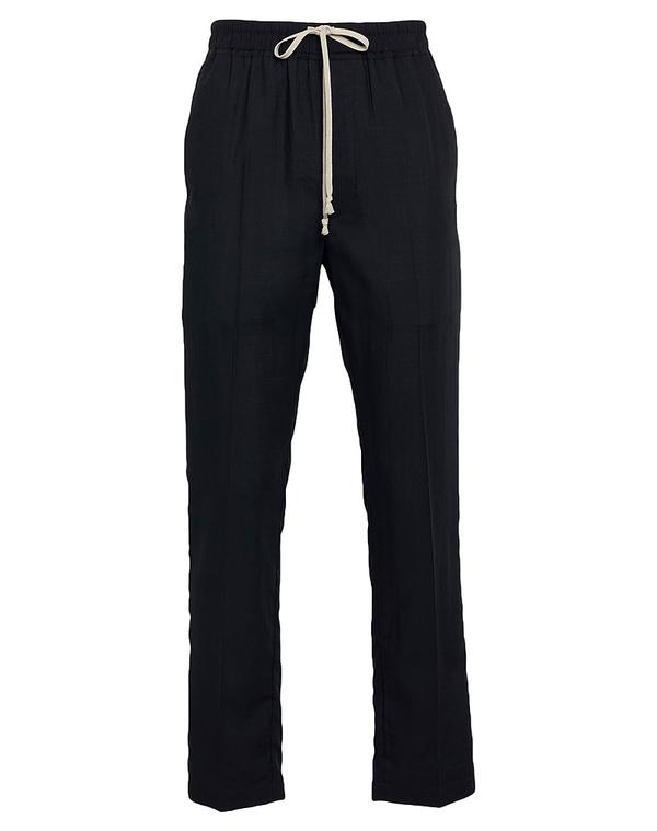 リックオウエンス メンズ ボトムス 心地よいズボン下 RICK OWENS Black 黒いこと