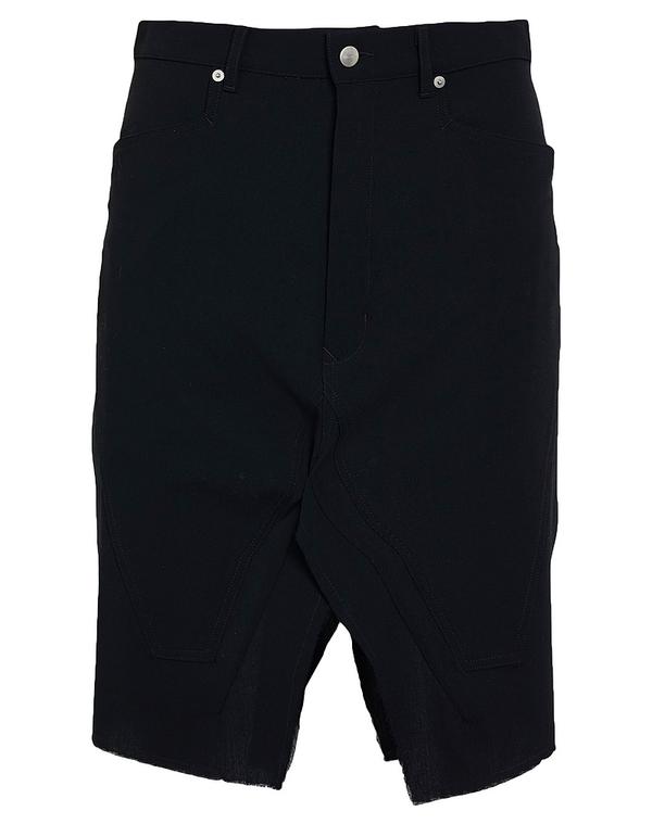 リックオウエンス メンズ ボトムス ハーフパンツ・ショーツ ショートパンツ&バミューダパンツ RICK OWENS & Black ブラック｜ReVida 店