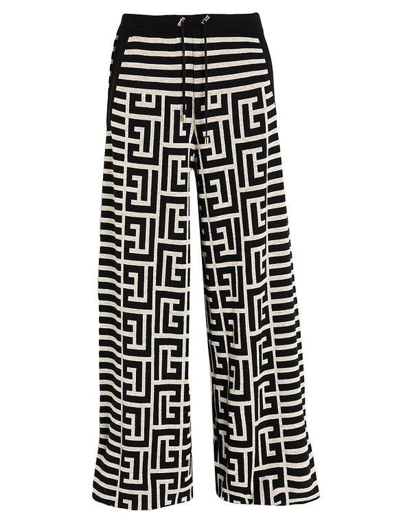 バルマン メンズ ボトムス 心地よいズボン下 BALMAIN Black 黒いこと