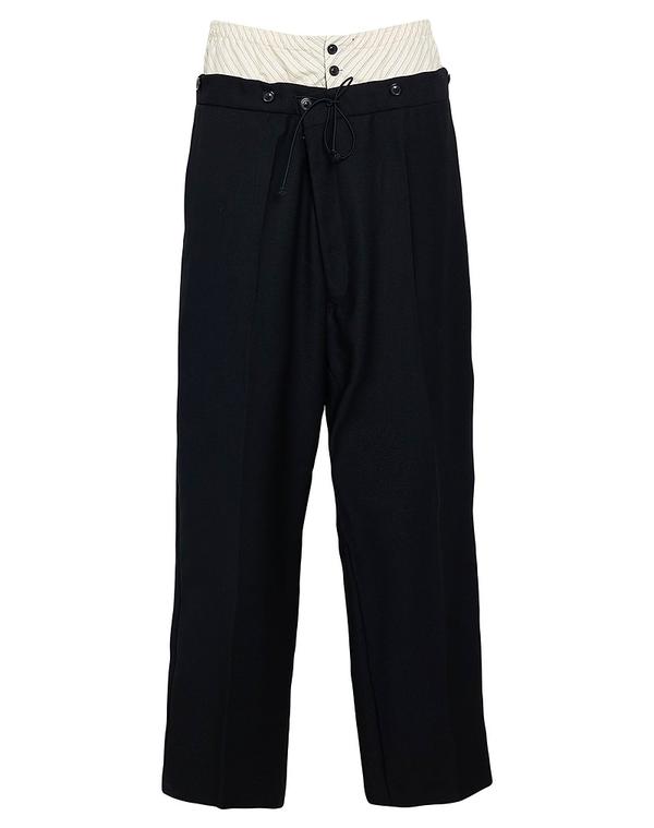マルタンマルジェラ メンズ ボトムス 心地よいズボン下 MAISON MARGIELA Black 黒いこと