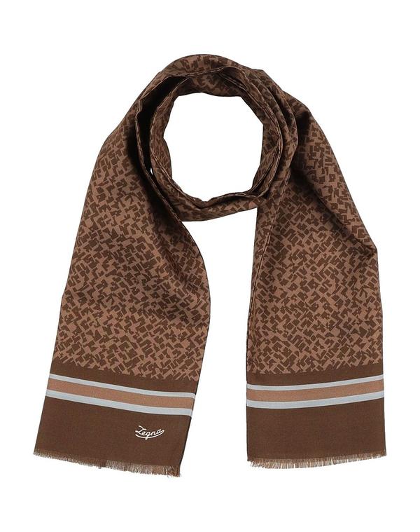 ゼニア メンズ 付属物 えり巻き・袈裟・えり巻き えり巻き\u0026えり巻き ZEGNA \u0026 Brown 赤銅色