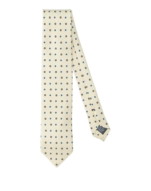 ダン吸血鬼 メンズ 付属品 タイ DUNHILL \u0026 Off White 象牙色